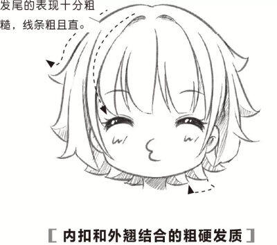 q版 人物 发型画法 教程