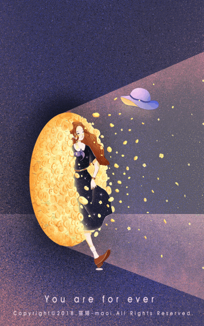 gif动态图 治愈 宇宙 星球 天空 梦幻男生 女神 蓝色系 动图壁纸转载