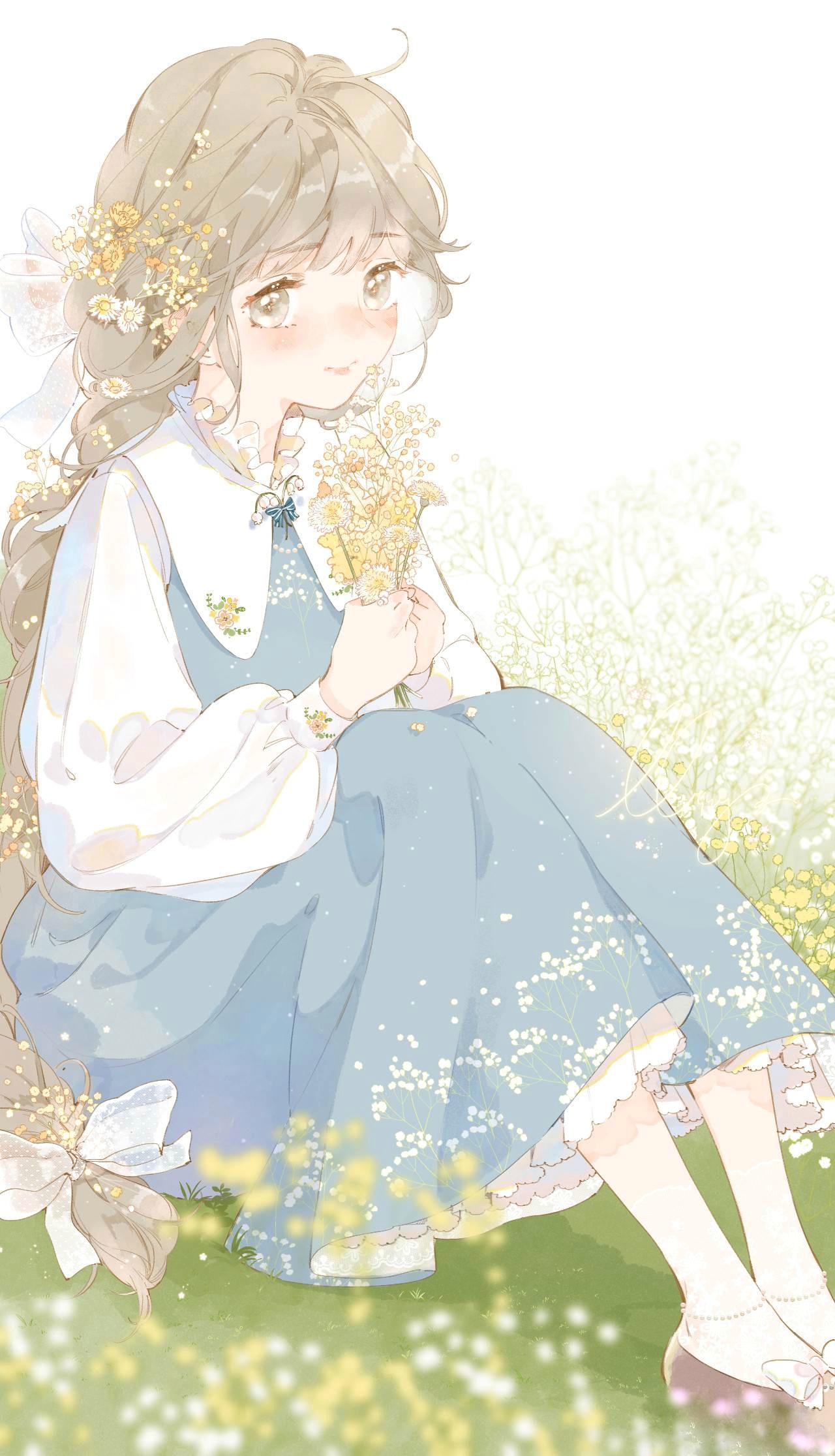 春与满天星漫画壁纸