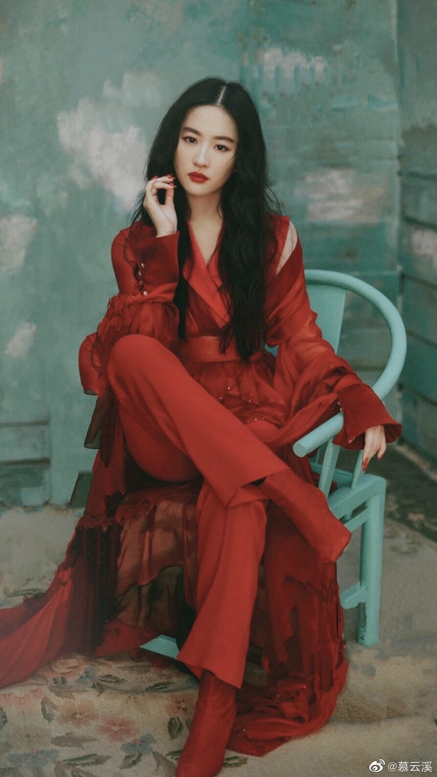亦女王刘亦菲杂志封面花木兰a爆