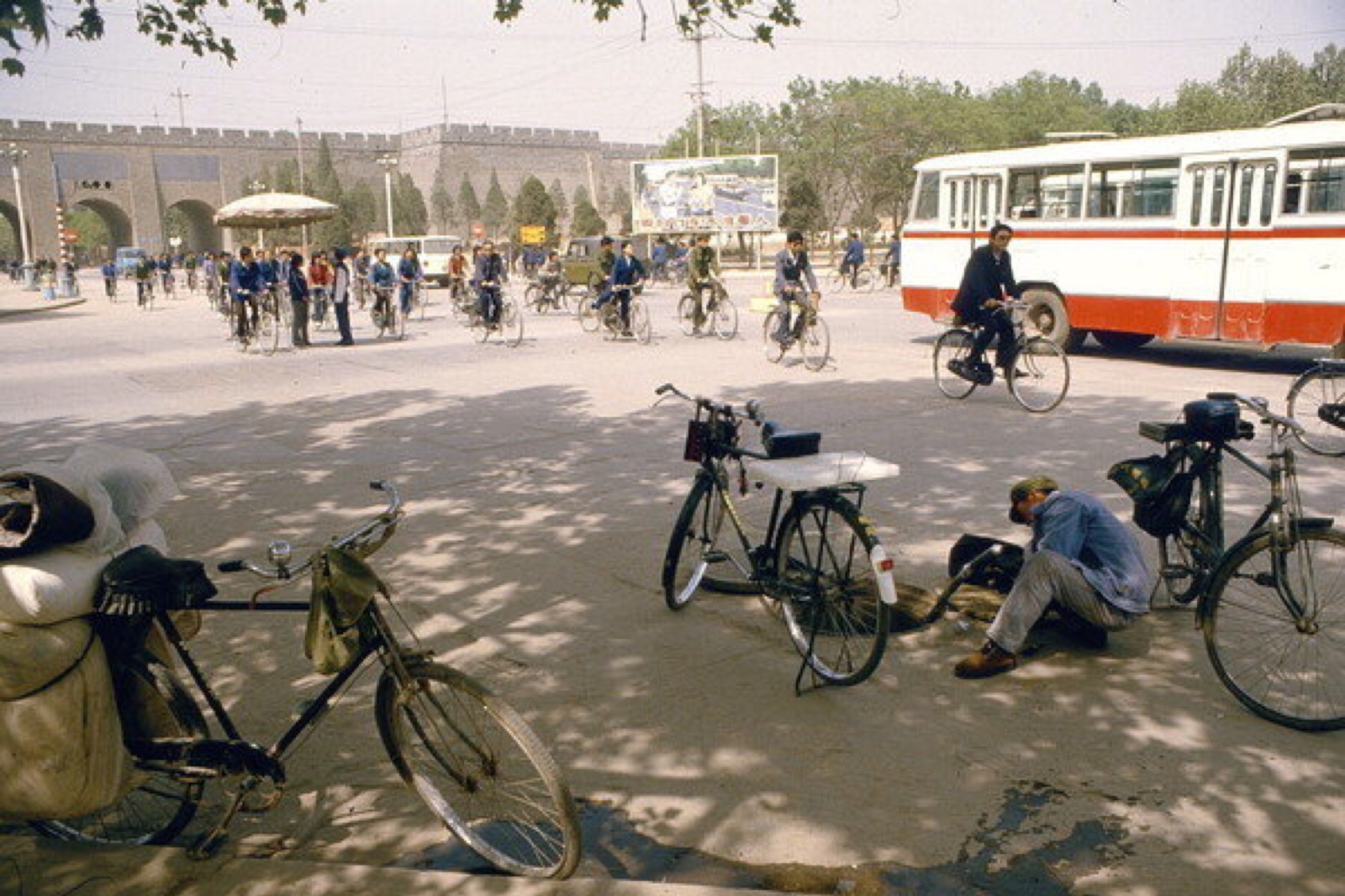 街拍80年代的西安