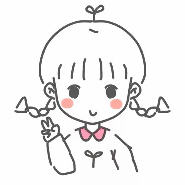 简笔画 情侣头像