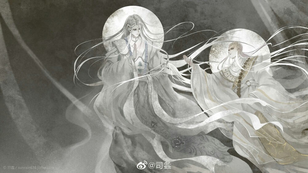 霹雳布袋戏插画画师:司螽