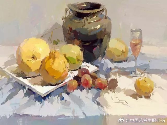 水粉 艺考 美术生 静物