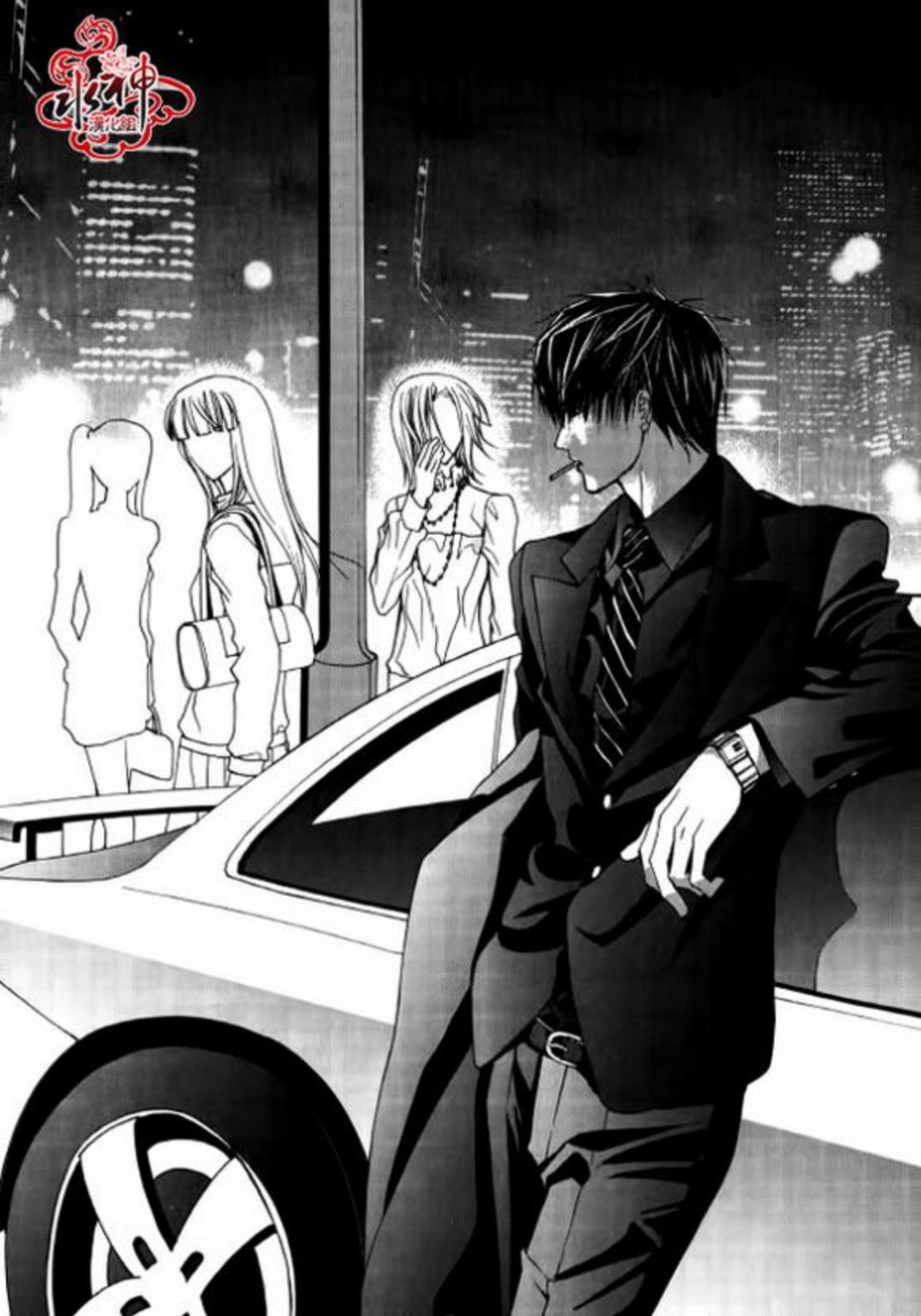 黑白漫 日漫 耽美 bl 原创 线稿 人体 美少年 帅哥 头像 壁纸 背景