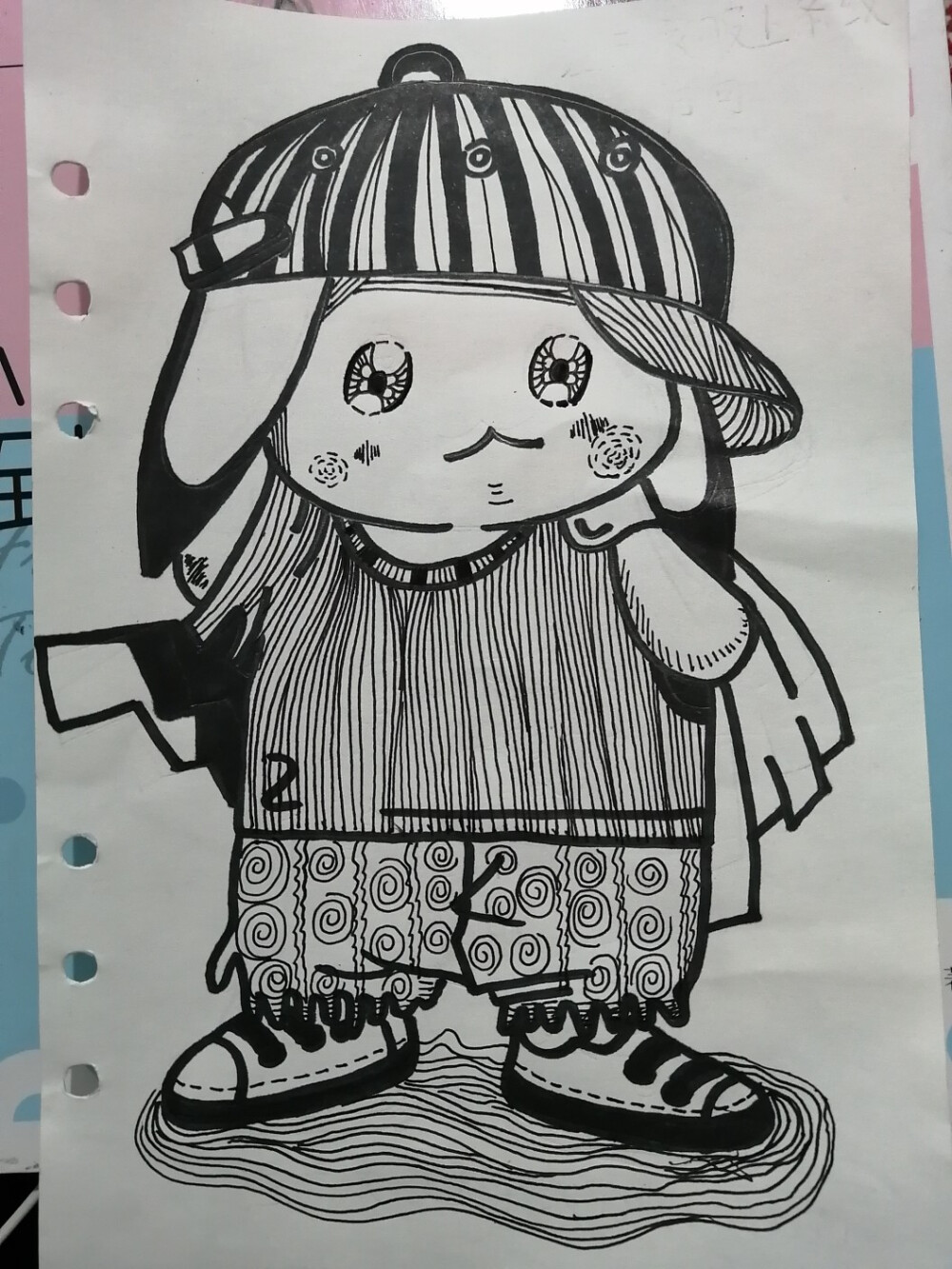 儿童画线描