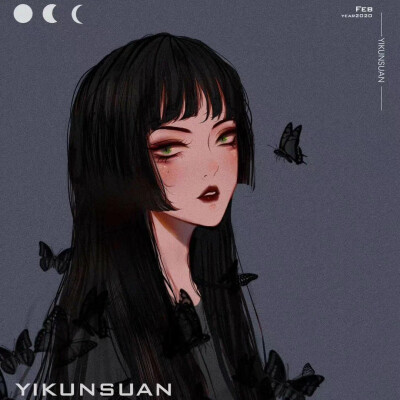 插画,头像女,漫头图源——微博:捆蒜,抖音:一棵葱搬运工:fhs