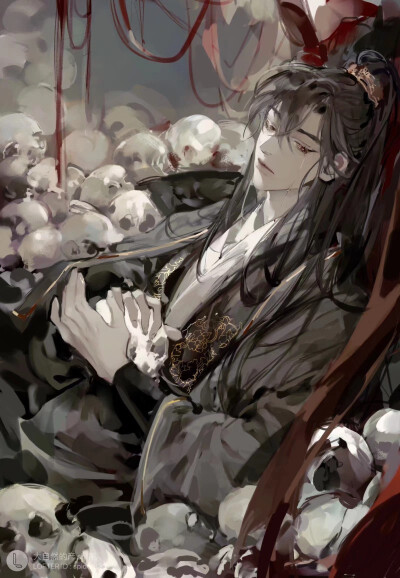 二哈和他的白猫师尊#墨燃 画师lof:大自然的产shi叽