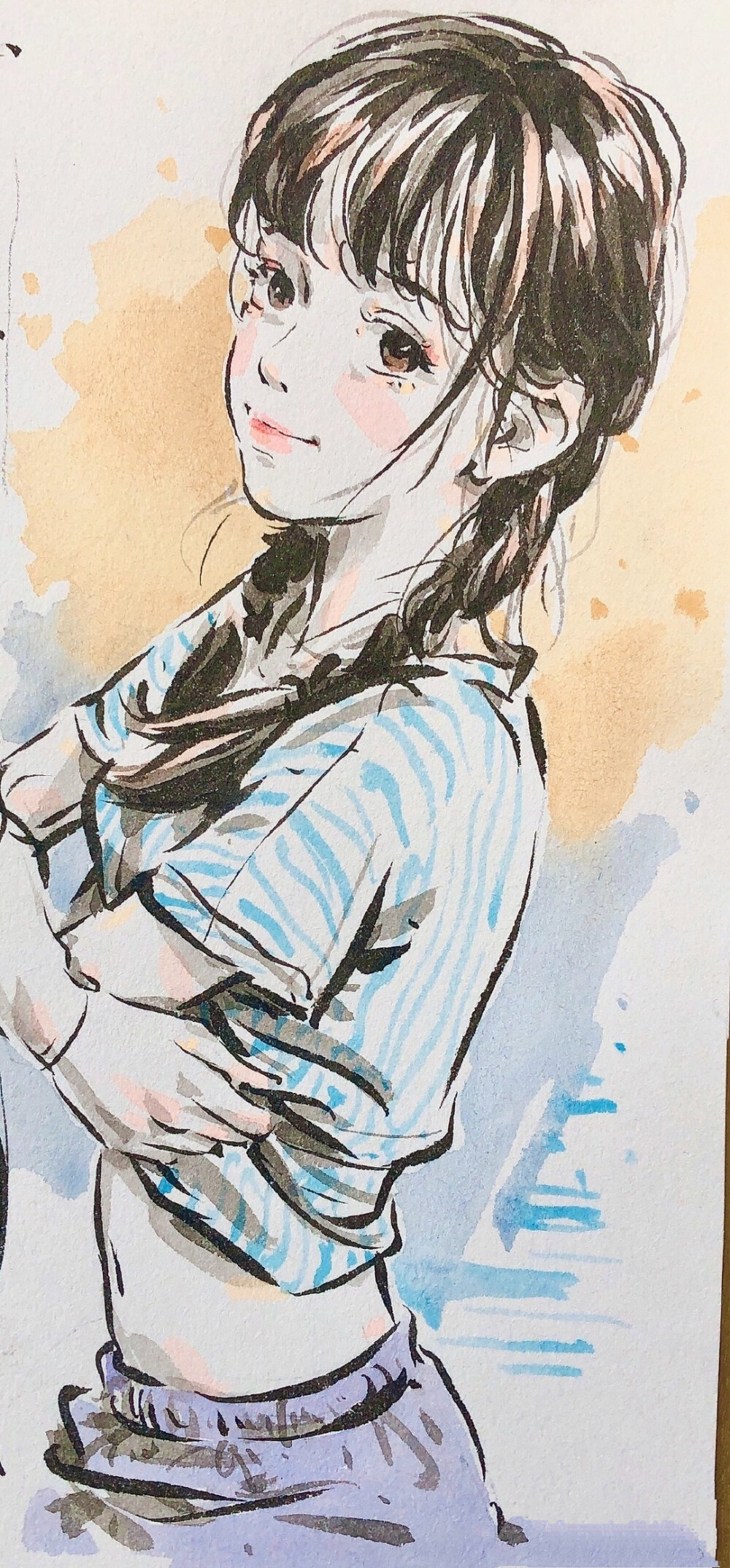 【微博:迟迟chichi速写】