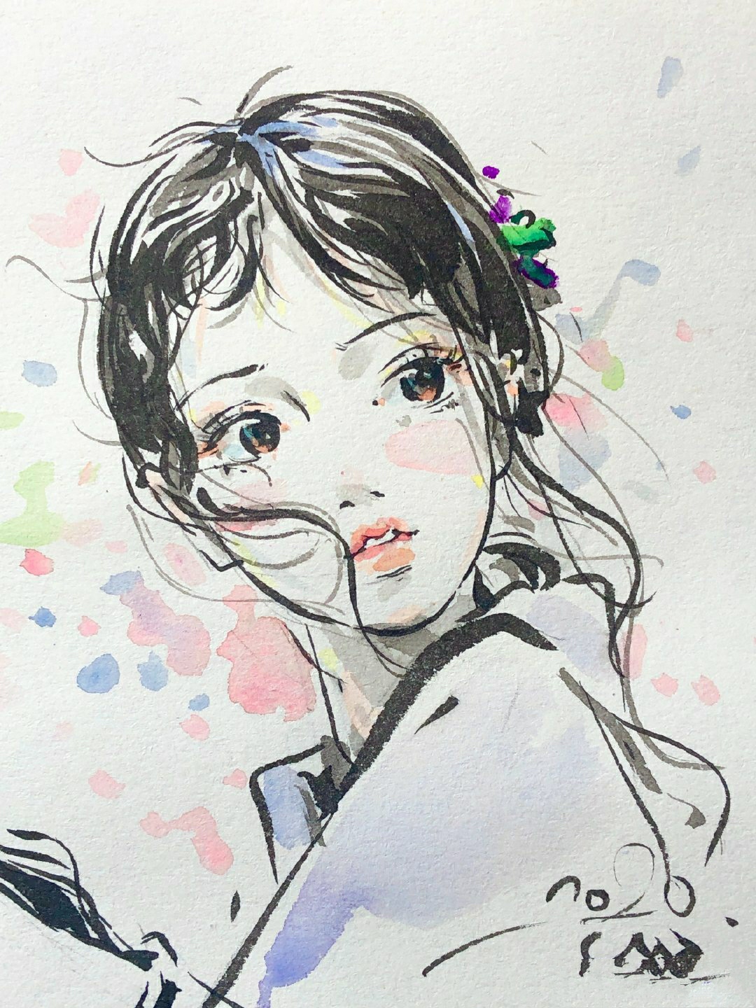 【微博:迟迟chichi速写】