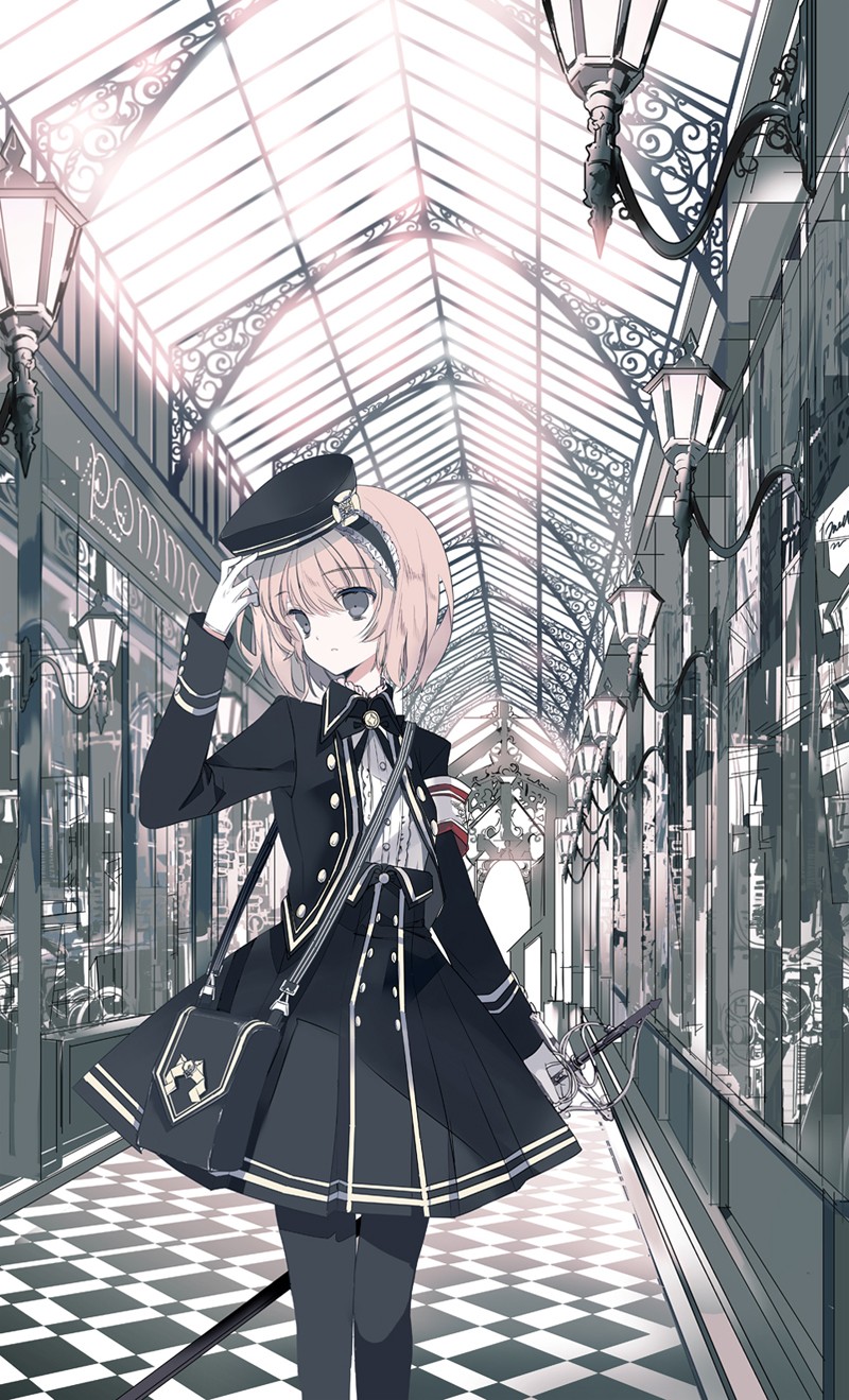机甲军服少女