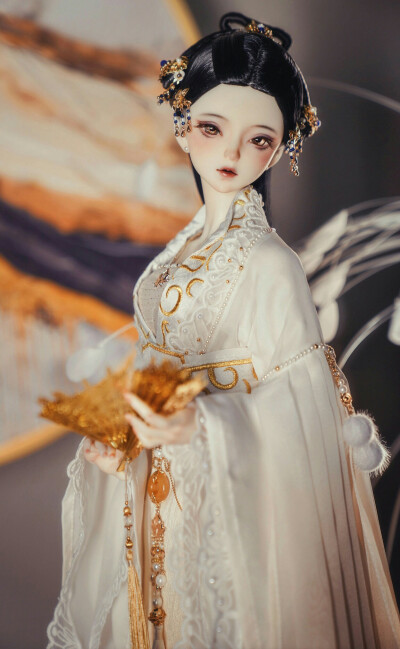 古风美人 sd娃娃 bjd 玩具 人偶 壁纸 萌物