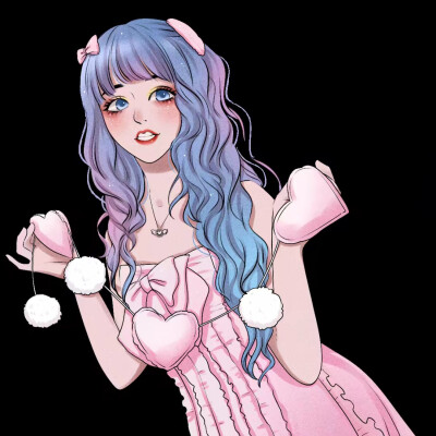 卡通版手绘头像你负责貌美如花,我负责执笔画画