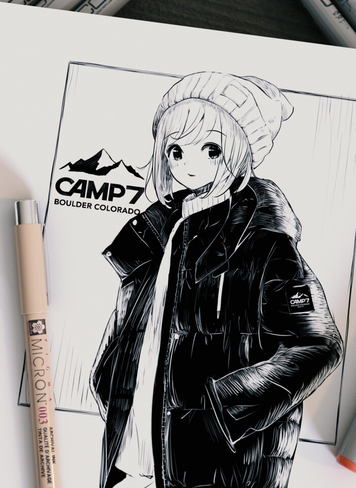 绘画|少女