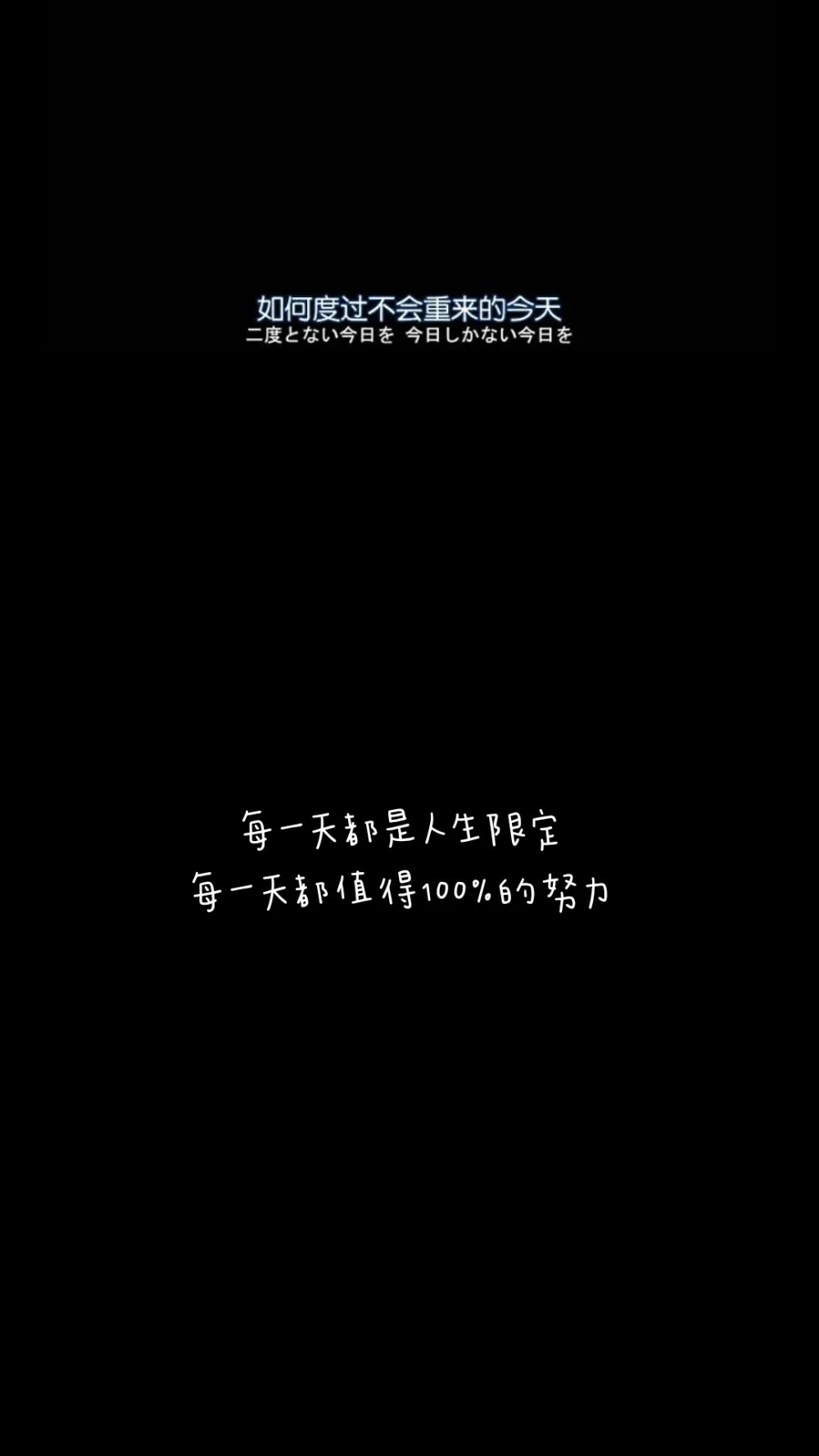 文字壁纸努力上进