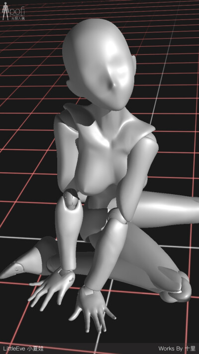 绘画素材动作模版