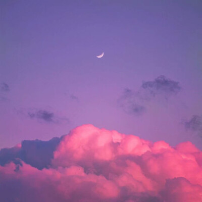 紫色系星空壁纸