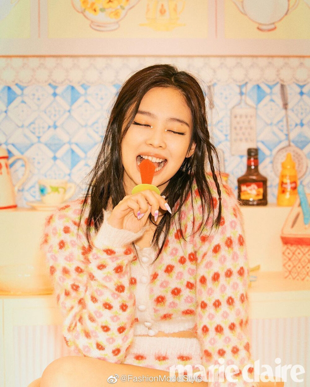 jennie[超话]#peaceceleb korea style |jennie x marie claire 四