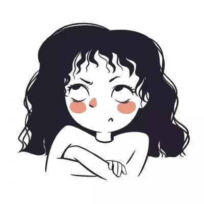可可爱爱 没有脑袋 可爱头像 闺蜜头像动漫头像