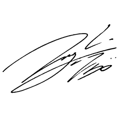 王一博手写签名