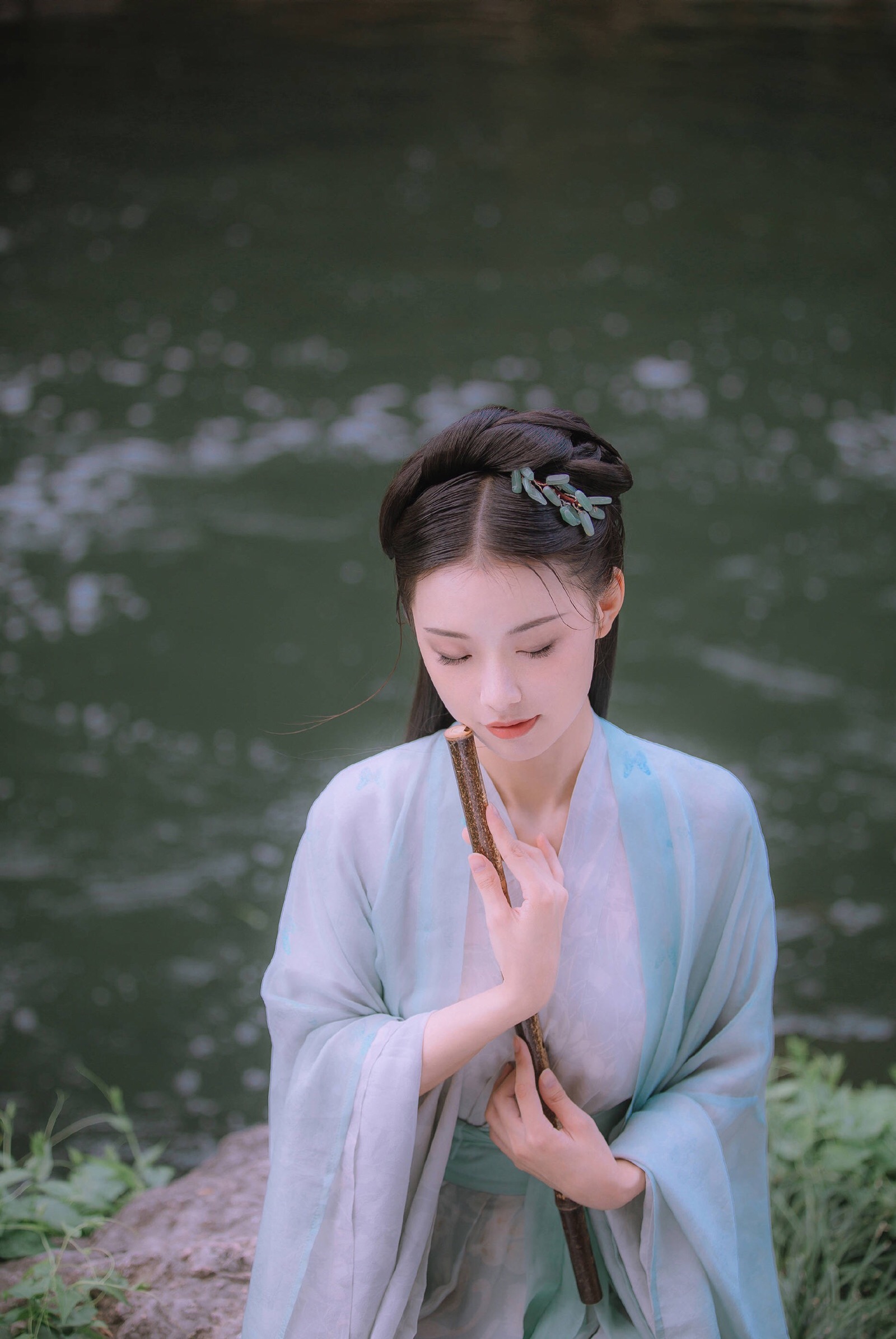 古风写真,清新,唯美,女头,背景,高清壁纸,by.楼语烟.