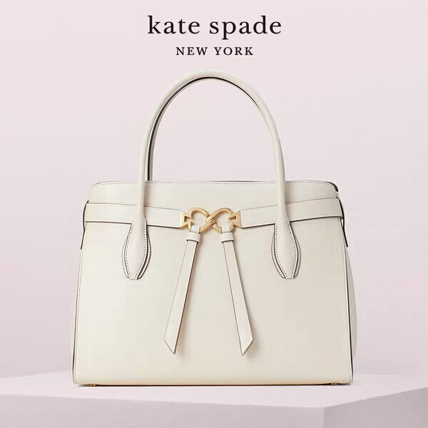 kate spade ks toujours 大号纯色拼色光面牛皮女单肩斜挎手提包