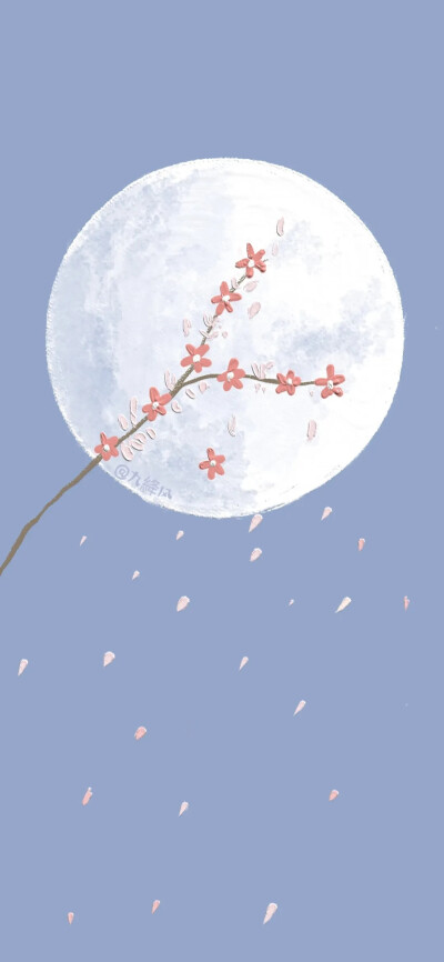 锁屏壁纸淡蓝色可爱