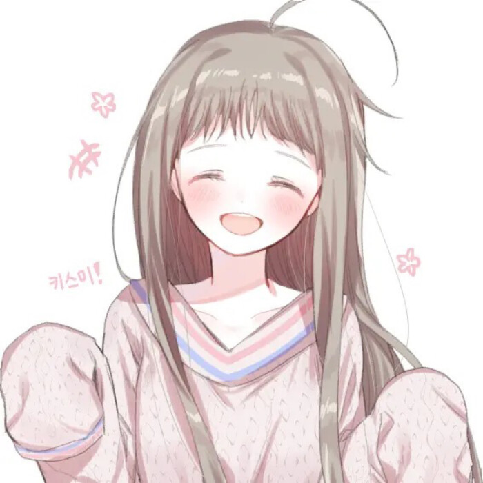 爱笑的女孩运气不会太差哦
