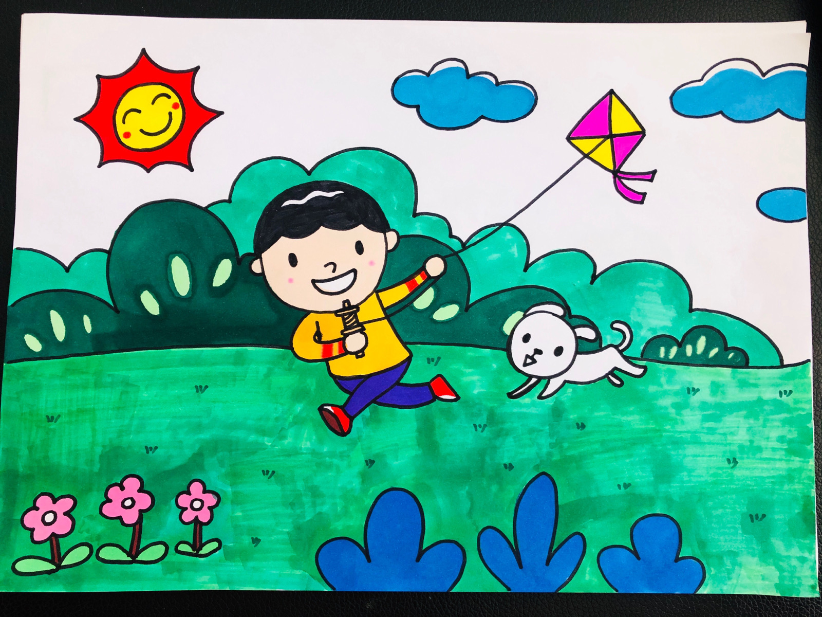 儿童画春天,关于春天的儿童画画 - 毛毛简笔画