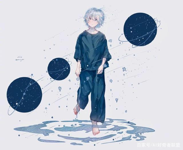 星空与少年