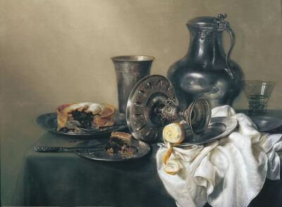 《静物画/1640年代/威廉·克莱兹·海达