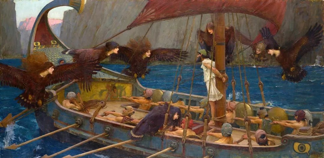 《奥德修斯与塞壬》(ulysses and the sirens),1891