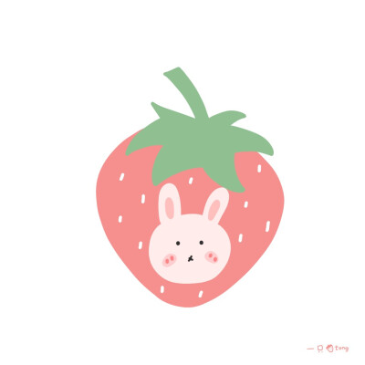 可爱治愈的水果壁纸小头像°|by:一只草莓tong°