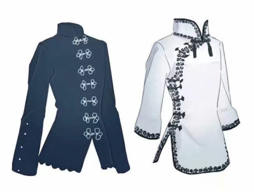 一些旗袍式样与古典改良服装款式