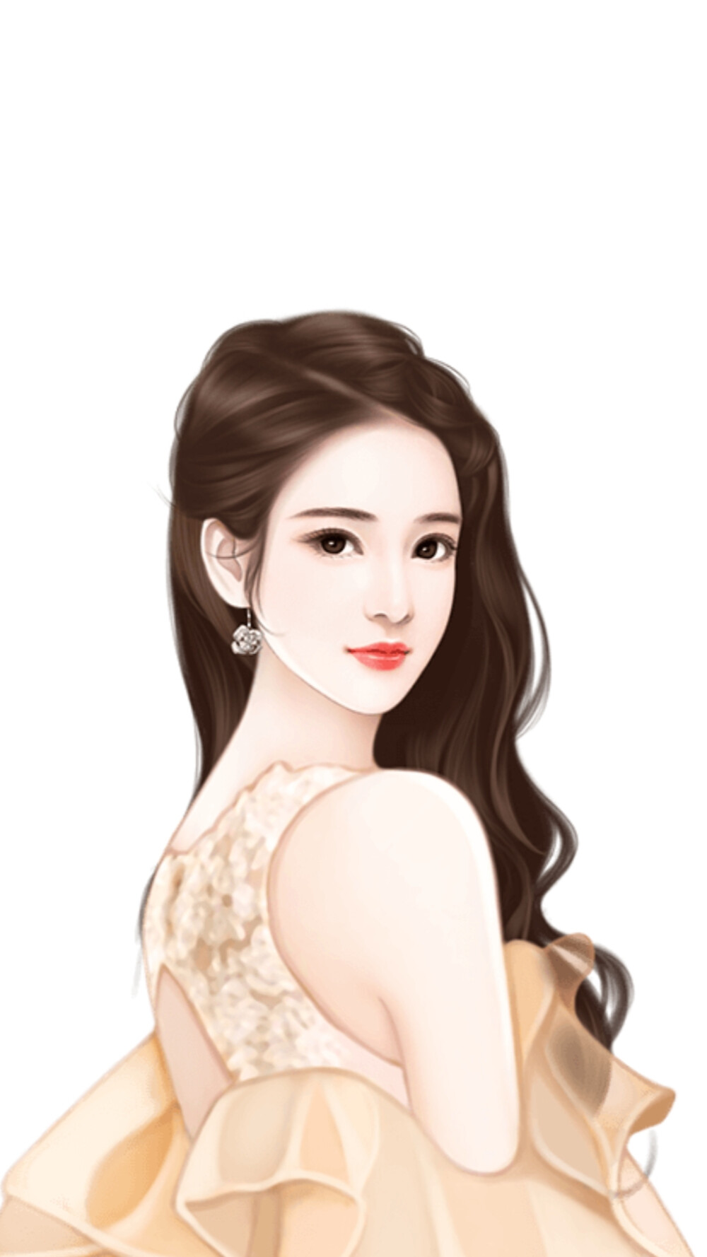 橙光立绘手绘插画古风美图美人美女