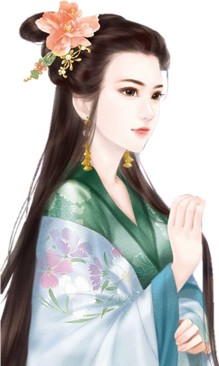 橙光立绘手绘插画古风美图美人美女