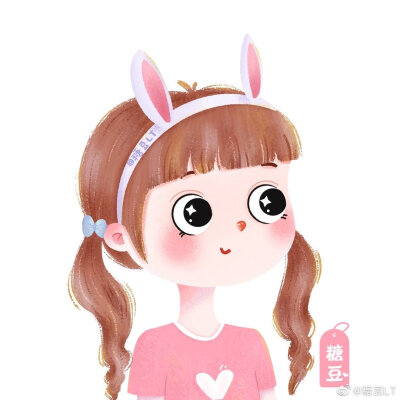 可爱治愈的小女孩头像°|by:糖豆lt°