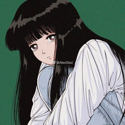日式复古少女插画头像 v:asyhl9t拿原图