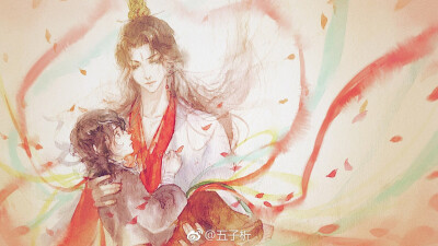 天官赐福 喜欢子析太太画的图