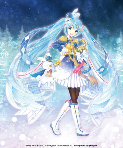 snow miku 2020 2020雪初音画师:kei-san