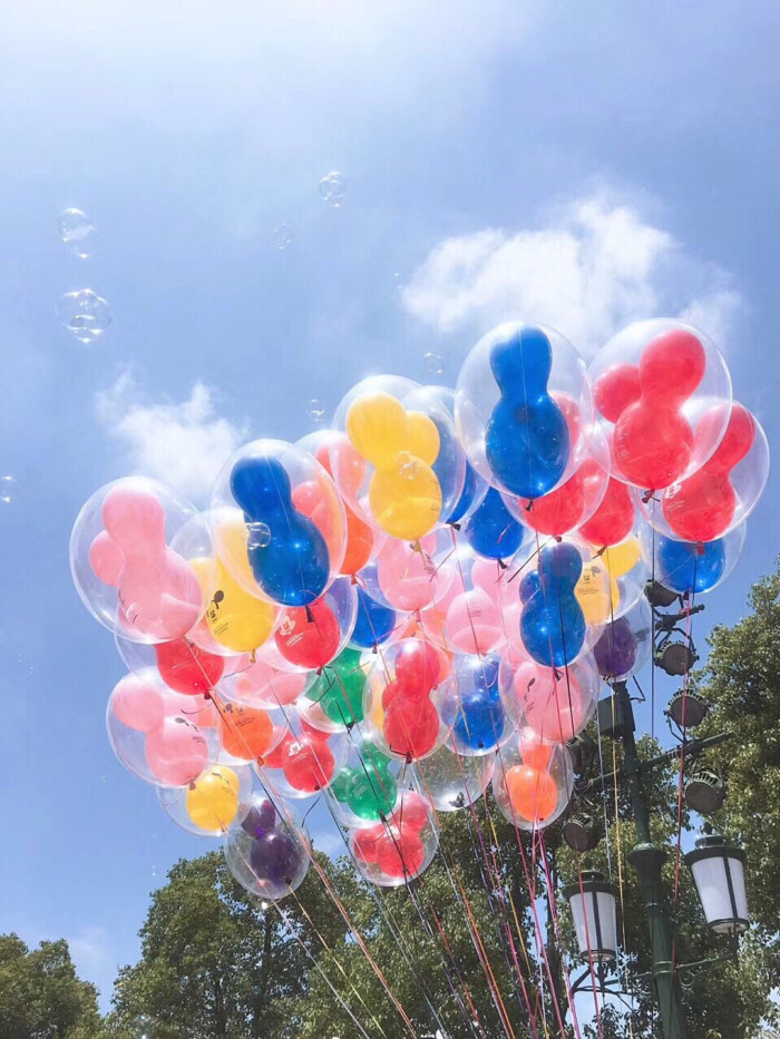 迪士尼乐园 气球 - 堆糖,美图壁纸兴趣社区