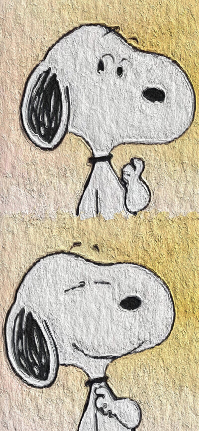 史努比油画壁纸