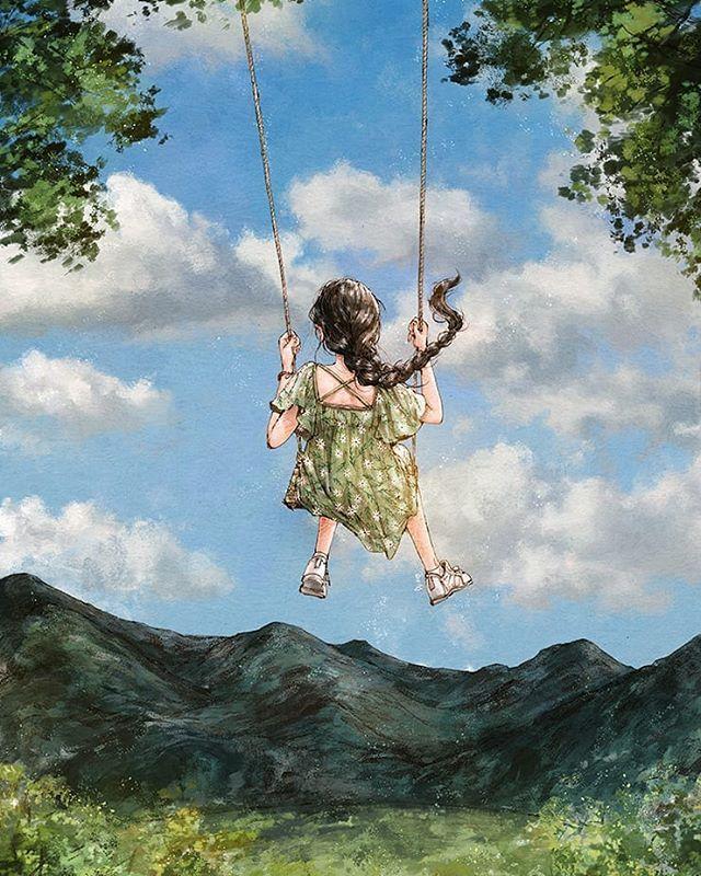 插画师 aeppol 的《森林女孩日记》 - 堆糖,美图壁纸