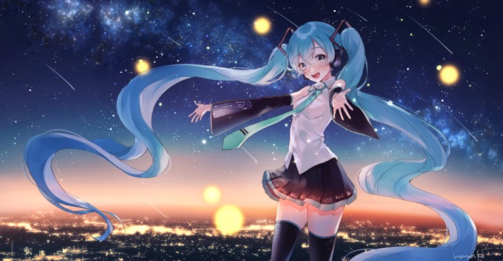 初音未来唯美动漫图