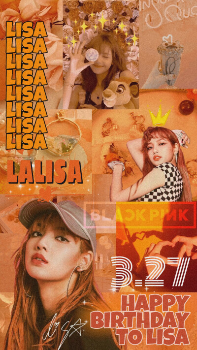 lisa壁纸 3.27 happy birthday to lalisa!