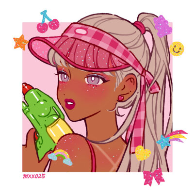 头像|动漫女生头像闺蜜插画师: maxxie