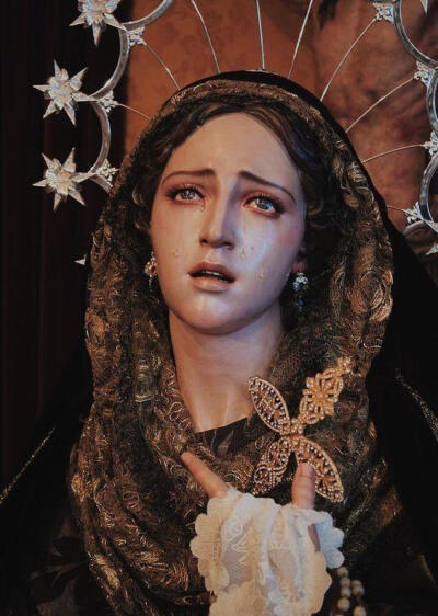 圣母流泪 - 堆糖,美图壁纸兴趣社区