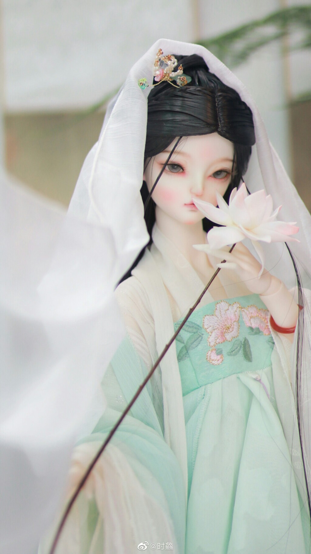 古风美人 sd娃娃 bjd 玩具 人偶 壁纸 萌物