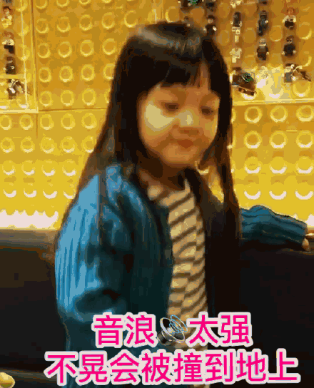 音浪太强,不晃会被撞到地上