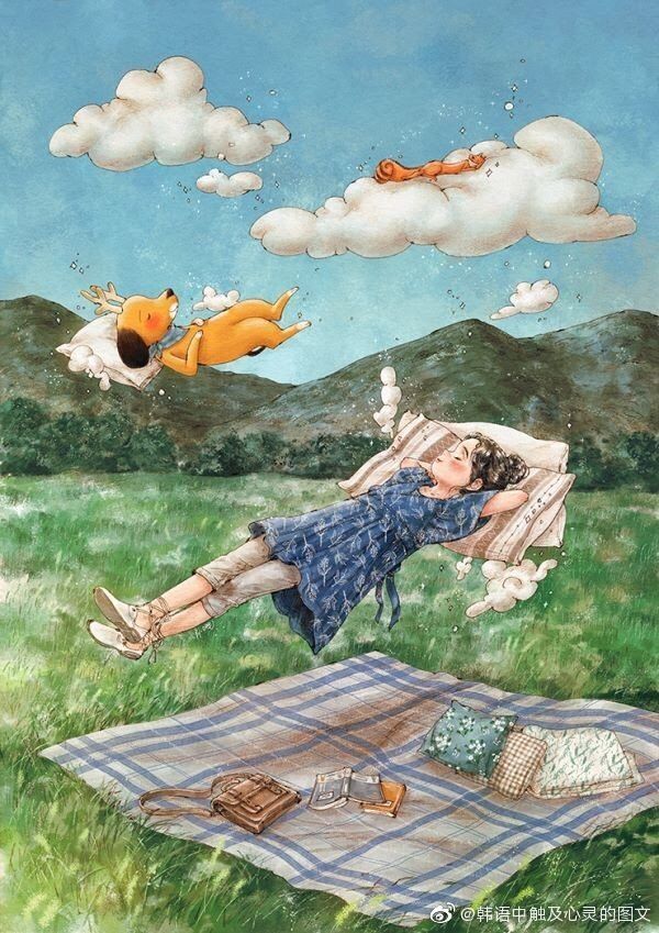 韩国插画师aeppol 森林女孩日记